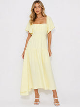IVNO Buttercup Cloud-Sleeve Maxi Dress