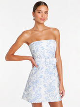 IVNO Riviera Ruffle Belted Mini Dress